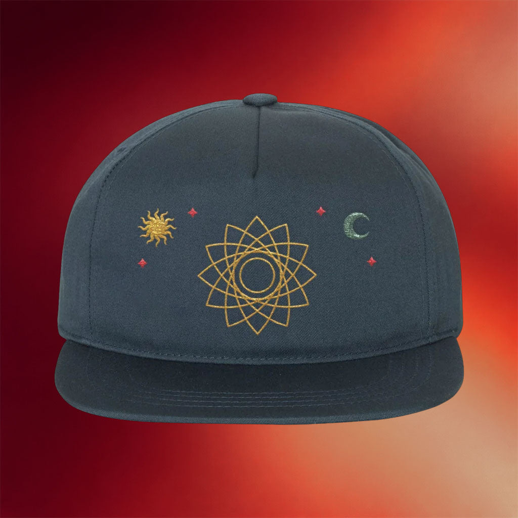 Silverstein Merch Pink Moon Embroidered Snapback Hat Gifts For Music Fans - Merchluma