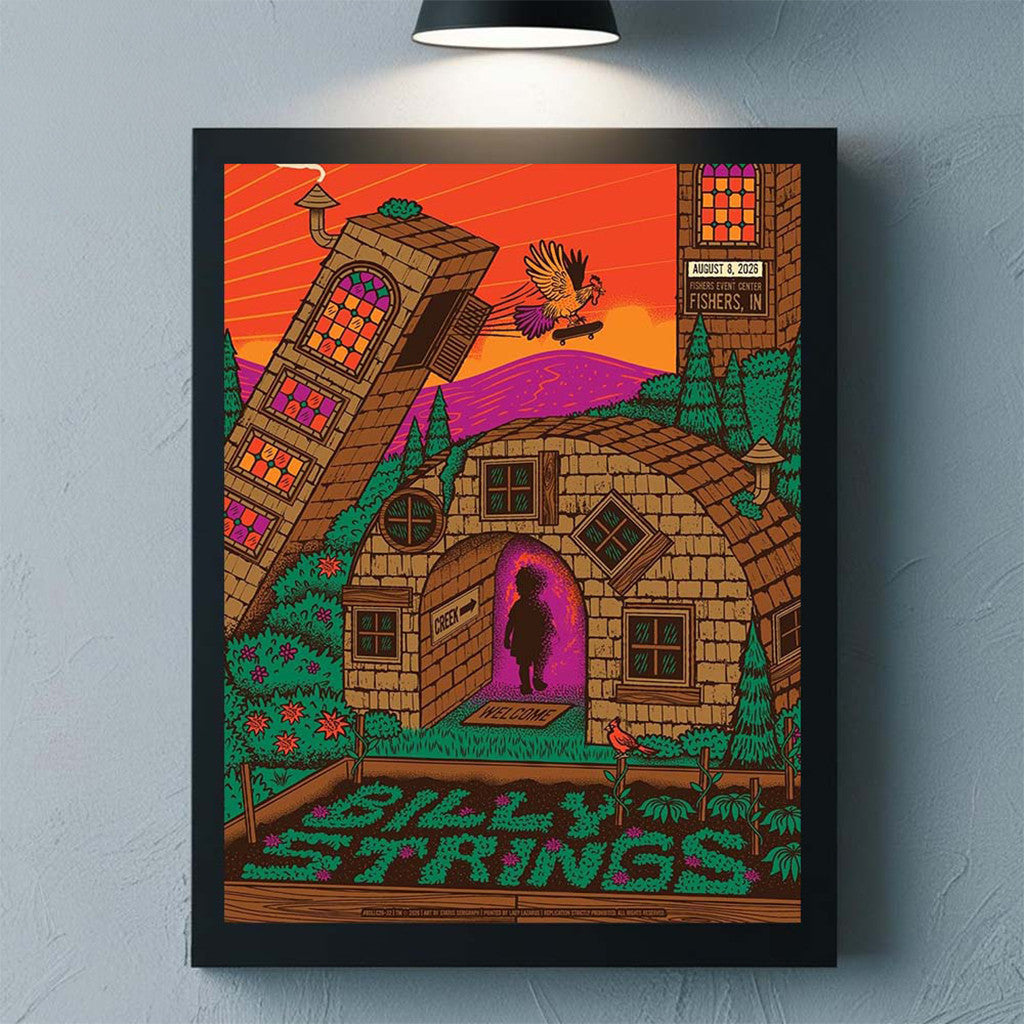 Billy Strings Fishers IN 2026 Night 3 Poster Wall Art Decor Billy Strings Merch Fan Present - Merchluma