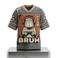 BRUH Press Over Capy Gamer Jersey Shirt Funny Vintage Meme Apparel Gifts For Brothers - Merchluma