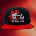 Game Grumps Merch Katakana Flat Brim Snapback Hat Embroidered Gifts For Brothers - Merchluma