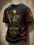 Full Armor Of God Ephesians Bible Verse T-Shirt Christian Gifts For Dad - Merchluma