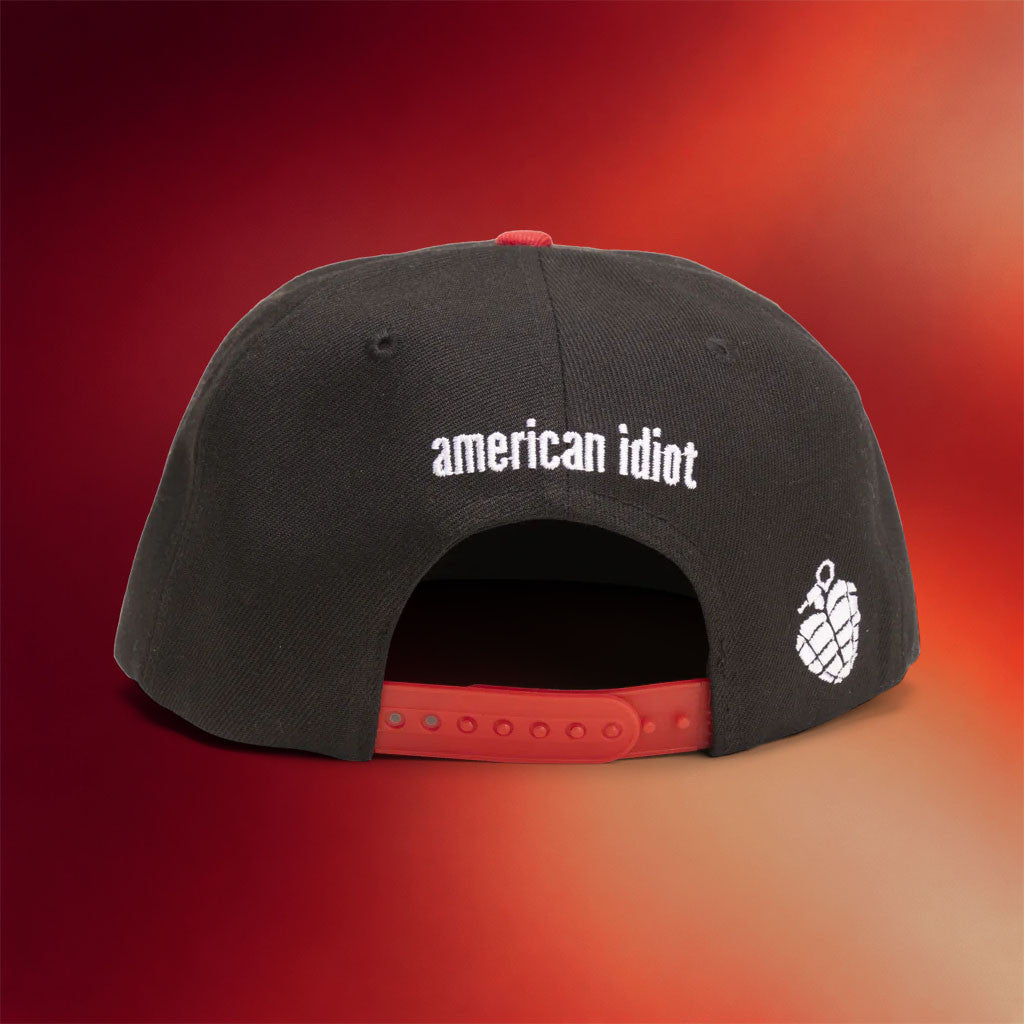Green Day Merch American Idiot Snapback Hat Embroidered Green Day Hat Birthday Gift For Fans - Merchluma