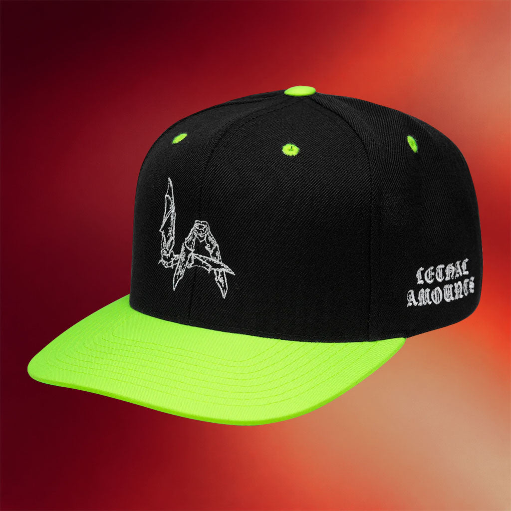 Lethal Amounts Merch 2026 LA Bat Snapback Hat Embroidered Birthday Ideas For Husband - Merchluma