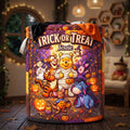 Personalized Winnie The Pooh Woodland Friend Quilted Laundry Basket Gift For Halloween - Merchluma