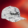 Got Bluff Merch White Camo Bluff Snapback Hat Embroidered Good Gifts For Son In Law - Merchluma