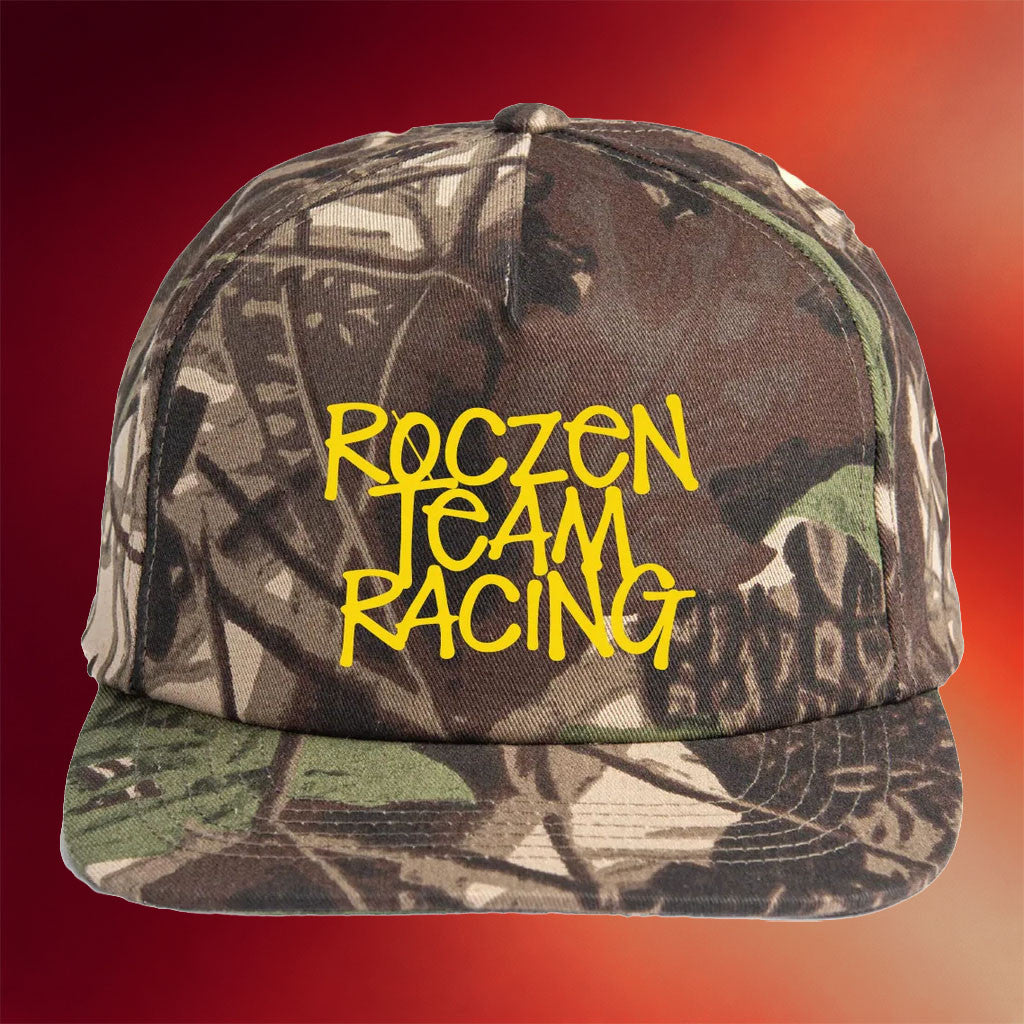Ken Roczen Merch Team Roczen Racing Tour Camo Snapback Hat Embroidered Gifts For Racing Fans - Merchluma