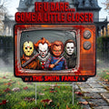 Personalized Fright Night Family Yard Sign Halloween Outdoor Decor Gift For Horror Fans - Merchluma