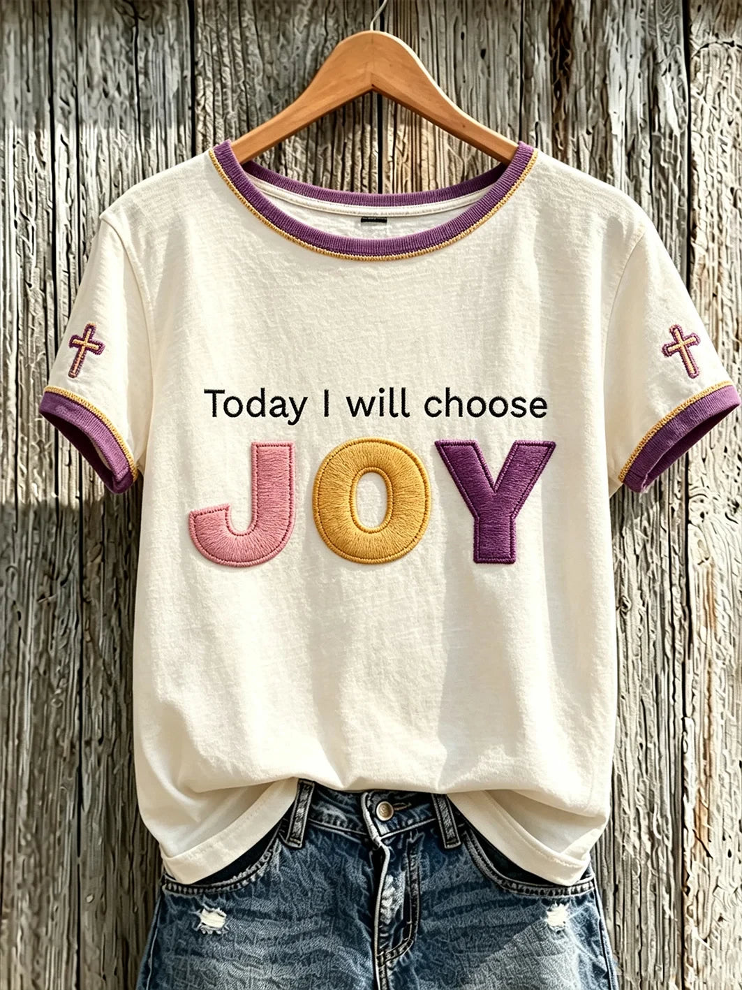 Today I Will Choose Joy T-Shirt Faith Slogan Shirt Best Christian Gift For Her - Merchluma