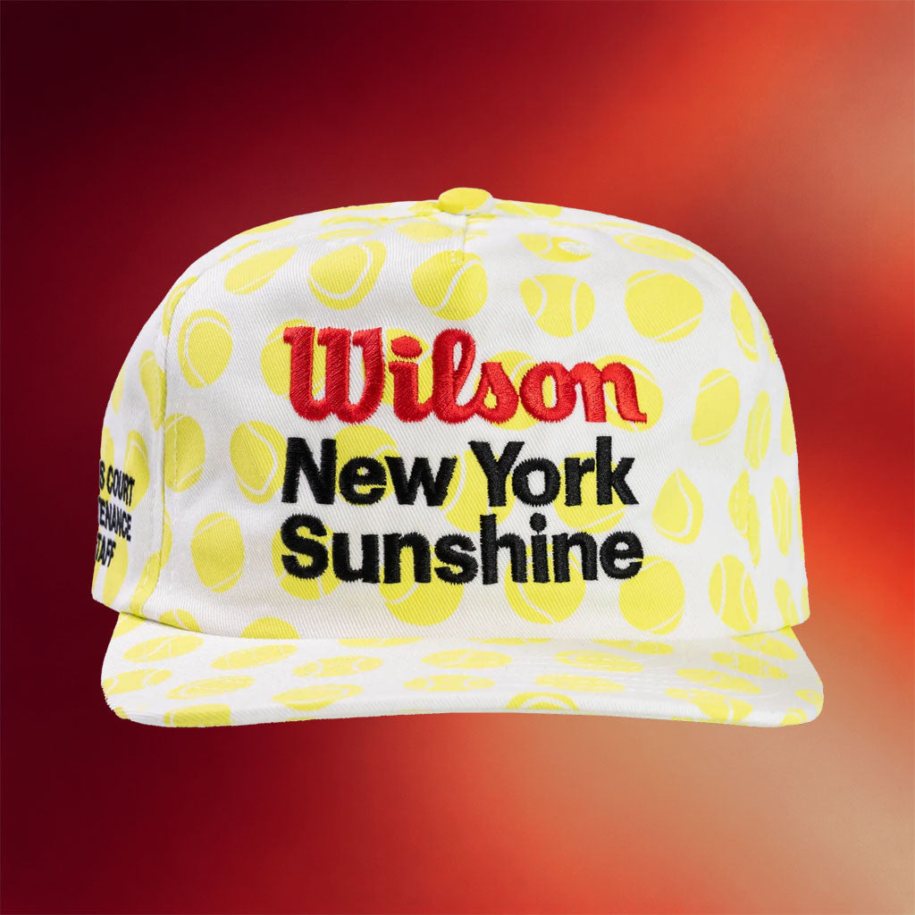 New York Sunshine Merch 2026 Wilson x New York Sunshine Polkadot Snapback Hat Embroidered - Merchluma