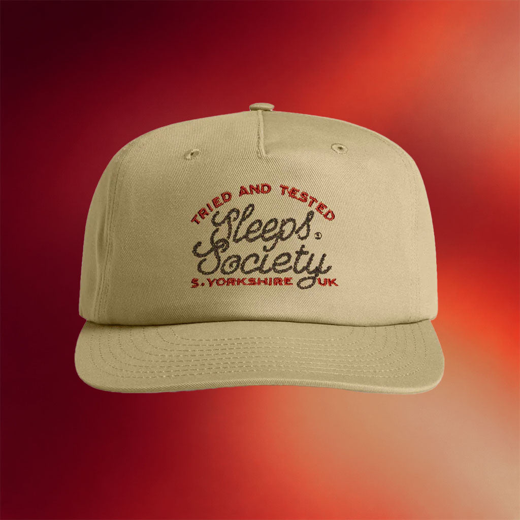 While She Sleeps Merch Embroidered Tried And Tested Sleeps Society Snapback Hat Gifts For Fans - Merchluma