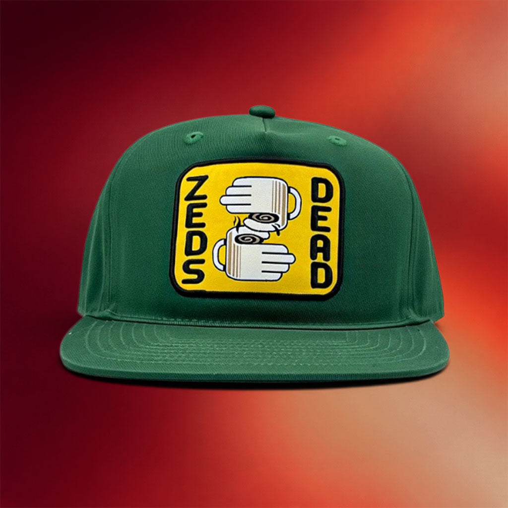 Zeds Dead Merch 2026 Fresh Brew Snapback Hat Embroidered Zeds Dead Cap Father's Day Gifts - Merchluma