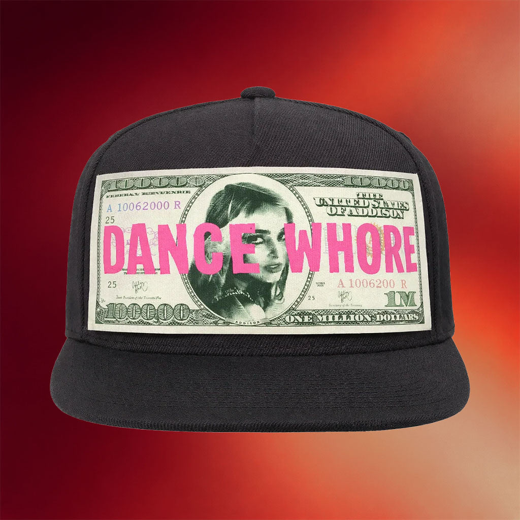 Addison Rae Merch 2026 Dance Whore Snapback Hat Gift Ideas For Music Lovers - Merchluma