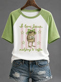 Frog I Love Jesus Mahjong And Coffee T-Shirt Funny Christian Apparel Faith Based Gifts - Merchluma