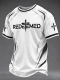 Redeemed Faith T-Shirt Men's Christian Tee Shirts Religious Gifts For Husband - Merchluma