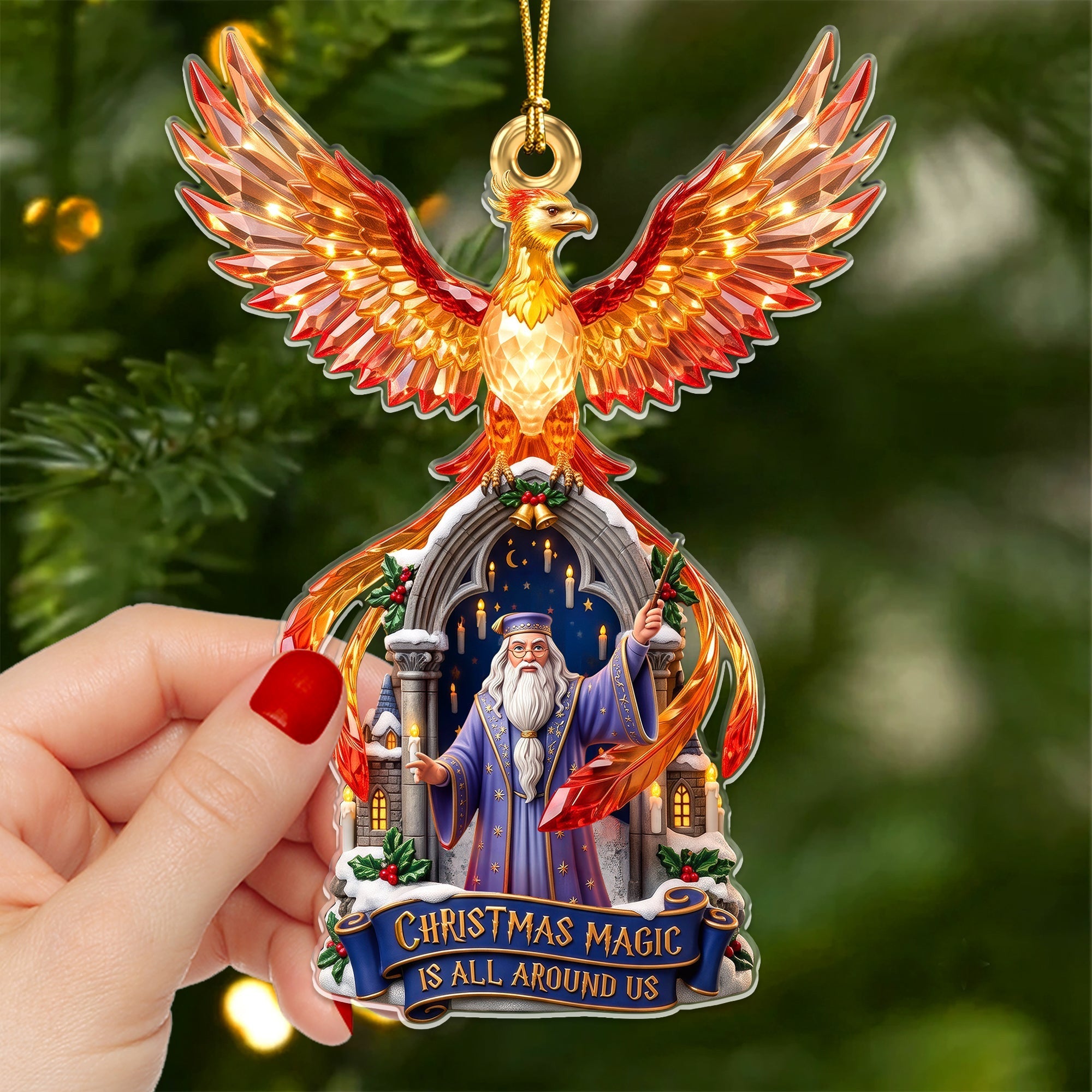 Harry Potter Master Of The Fantastical Universe Acrylic Ornament Christmas Gifts - Merchluma