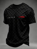 Jesus Checkered T-Shirt Men's Elevated Faith Clothing Christian Presents For Him - Merchluma