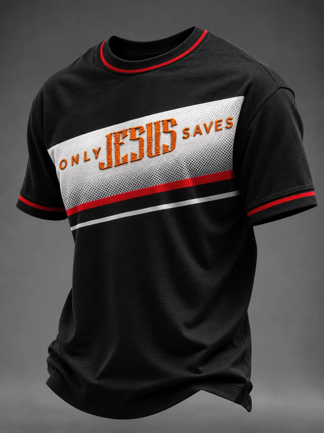 Only Jesus Saves T-Shirt Faith Based Clothing Unique Christian Gifts For Men - Merchluma