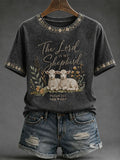 The Lord Is My Shepherd T-Shirt Bible Quotes Clothing Gifts For Religious Woman - Merchluma