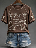 Follow The Word Not The Herd T-Shirt Faith Based Apparel Christian Gifts For Mothers - Merchluma