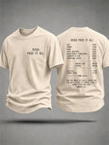 Jesus Paid It All T-Shirt Elevated Faith Clothing Religious Gifts For Fathers - Merchluma
