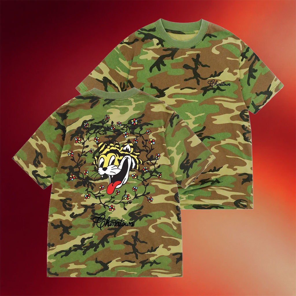 Chinatown Market Merch 2026 Vinebound Tiger Shirt Camo Chinatown Market Clothing Step Dad Gifts - Merchluma