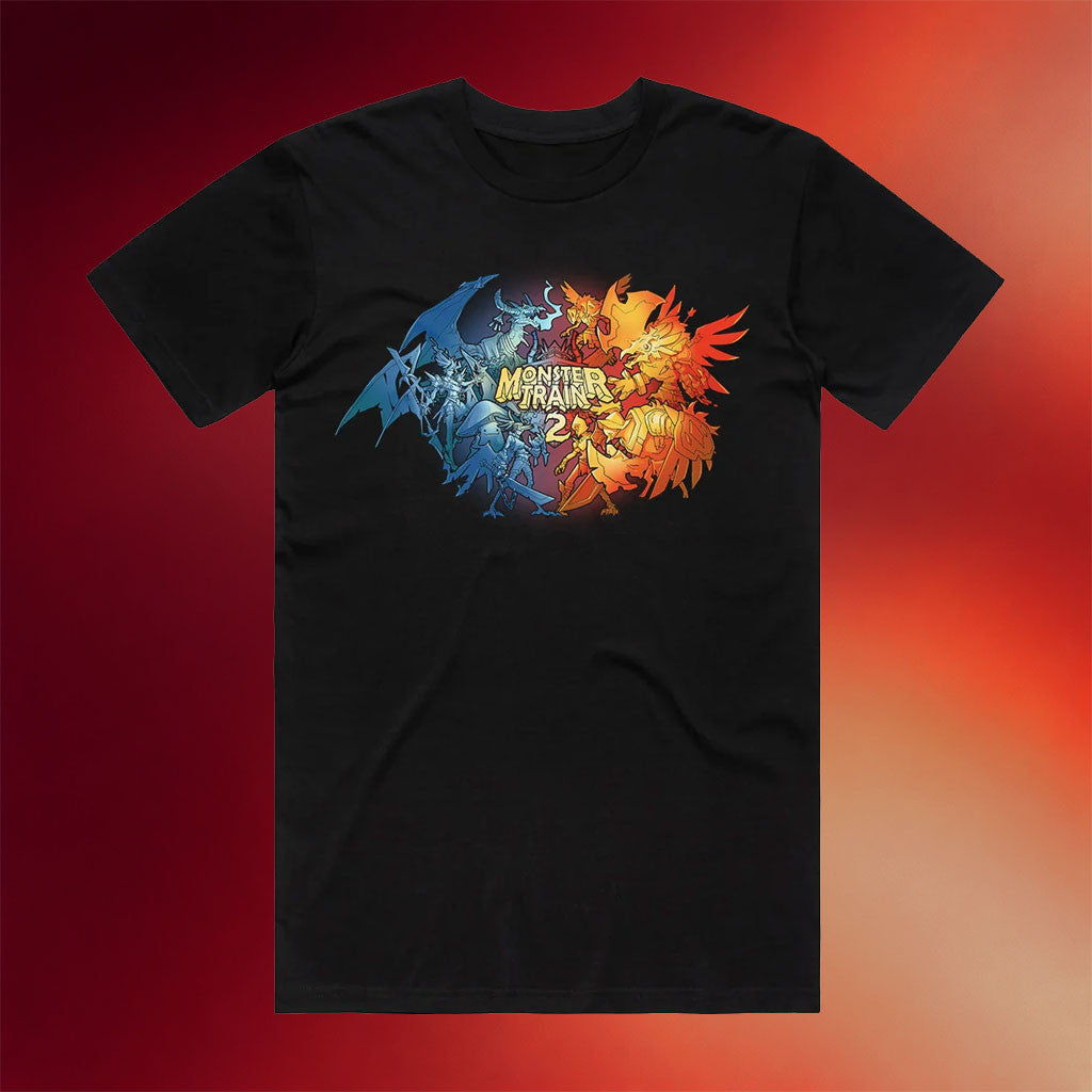 Devolver Digital Merch 2026 Monster Train 2 Logo T-Shirt Gift Ideas For Game Lovers - Merchluma