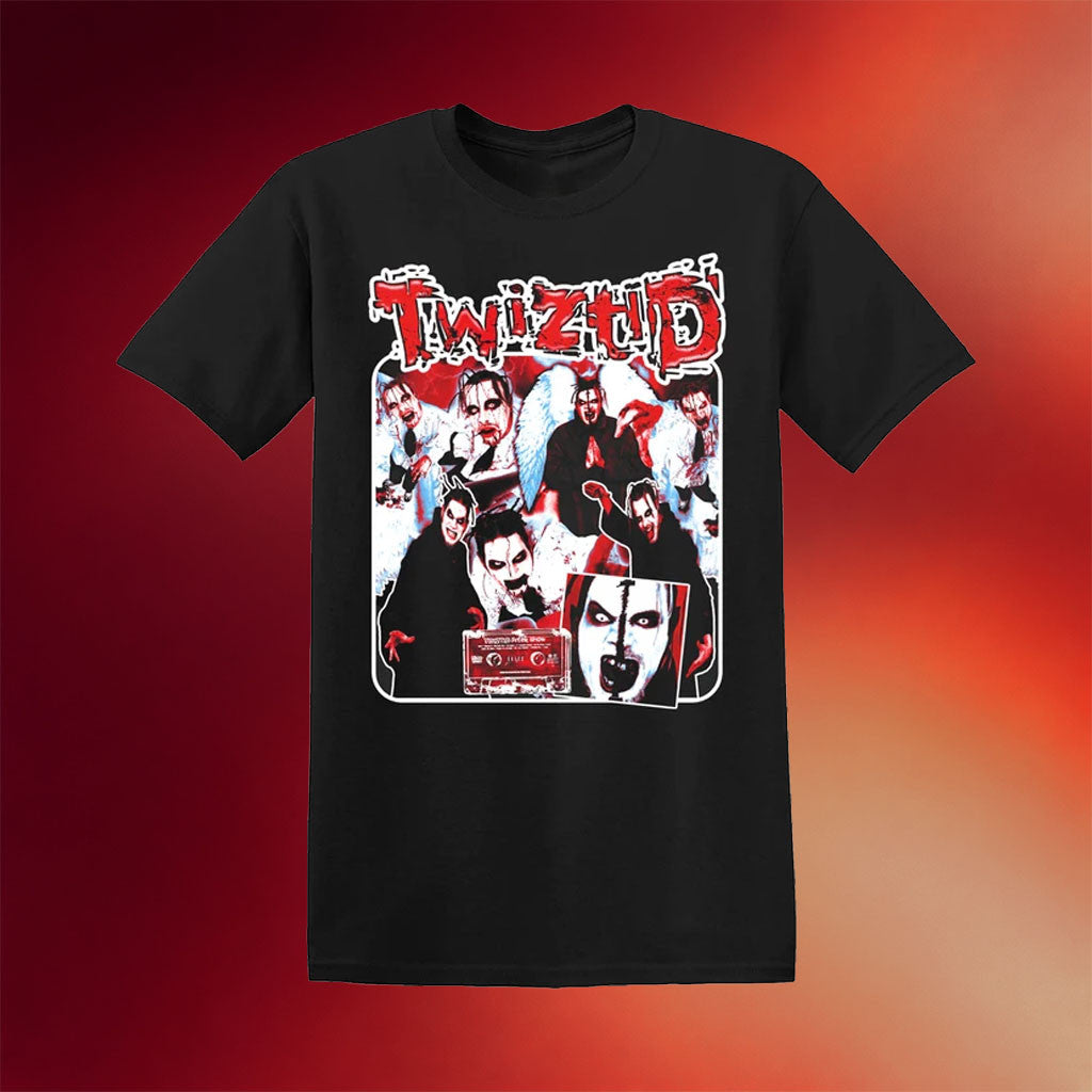 Twiztid Merch 2026 Freek Show Photo Collage T-Shirt Gifts For Hip Hop Fans - Merchluma