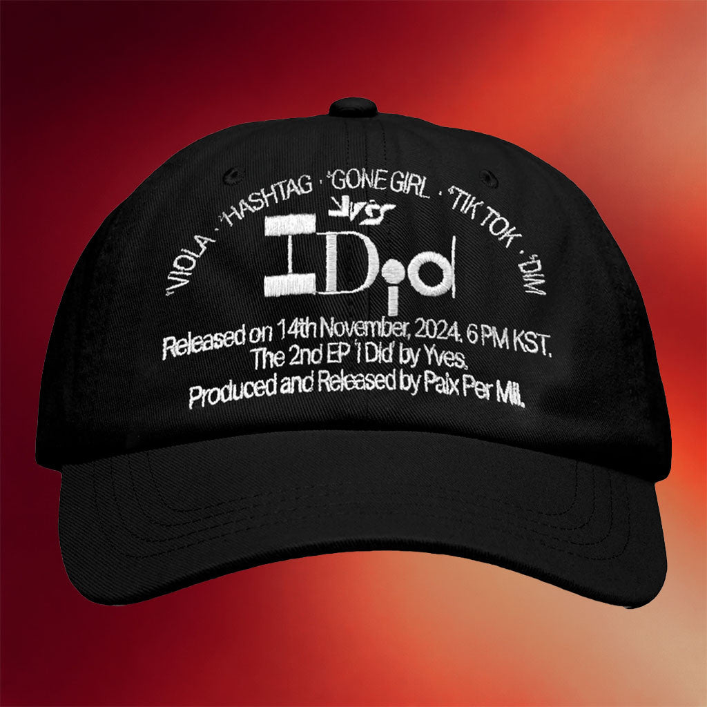 Yves Merch 2026 I Did Setlist Hat Embroidered Yves Tour Cap Gifts For Kpop Fans - Merchluma