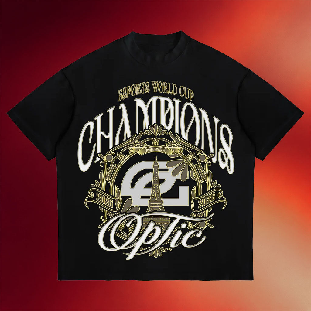 OpTic Gaming Merch 2026 EWC Champions T-Shirt Esport World Cup Champions OpTic Merch Fan Gifts - Merchluma