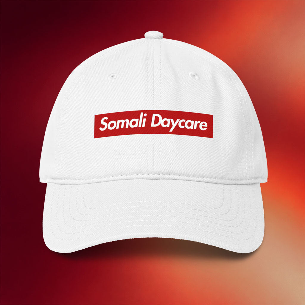 Tucker Carlson Merch 2026 Supreme Somali Daycare Hat White Present For Husband - Merchluma