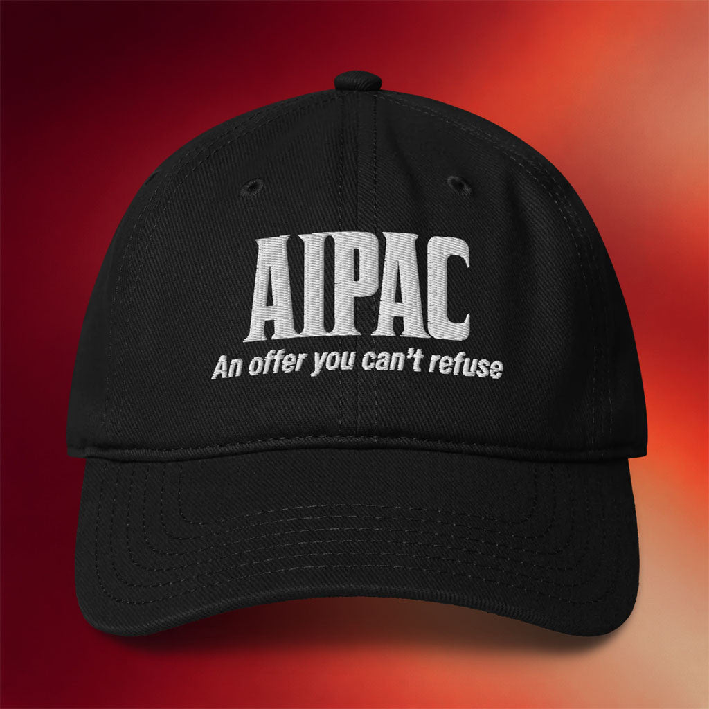Tucker Carlson Merch 2026 AIPAC Embroidered Hat An Offer You Can't Refuse Cap Gifts For BFF - Merchluma