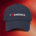 Tucker Carlson Merch 2026 I Heart America Embroidered Hat I Love America Hat Patriotic Gifts - Merchluma