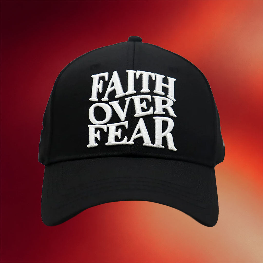 Valuetainment Merch 2026 Faith Over Fear Hat Embroidered Hebrews 11 1 Cap Christian Gifts - Merchluma