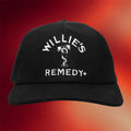 Willie's Remedy Merch 2026 Hemp Cocktail Embroidered Hat Black Gifts For Husband - Merchluma