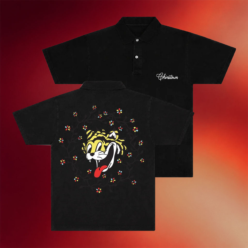 Chinatown Market Merch 2026 Vinebound Tiger Polo Shirt Chinatown Market Clothing Gift For Dad - Merchluma