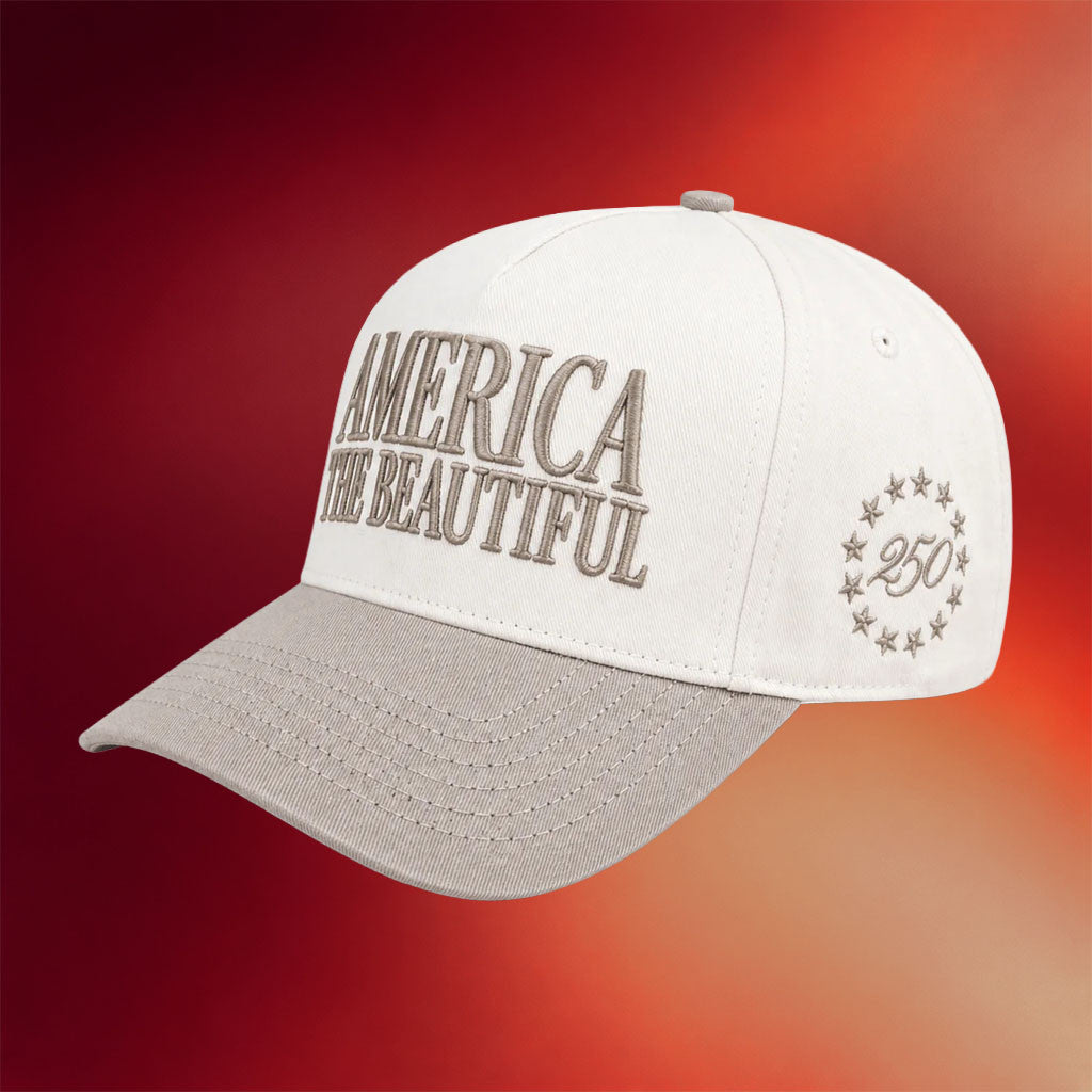 TPUSA Merch 2026 America The Beautiful Hat Embroidered Patriotic Cap Best 4th Of July Gifts - Merchluma