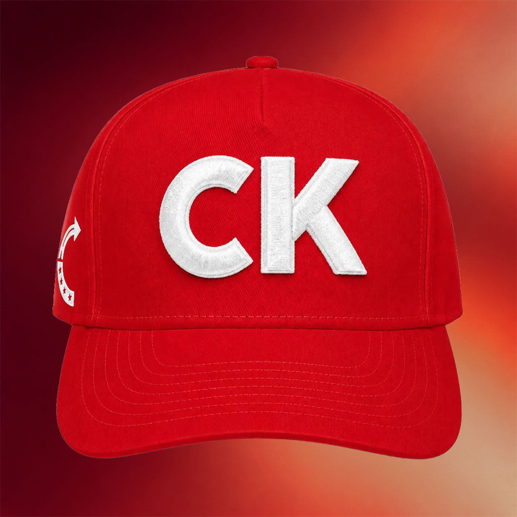 TPUSA Merch 2026 CK Hat Embroidered Build The Red Wall Hat Turning Point Merch Patriotic Gifts - Merchluma