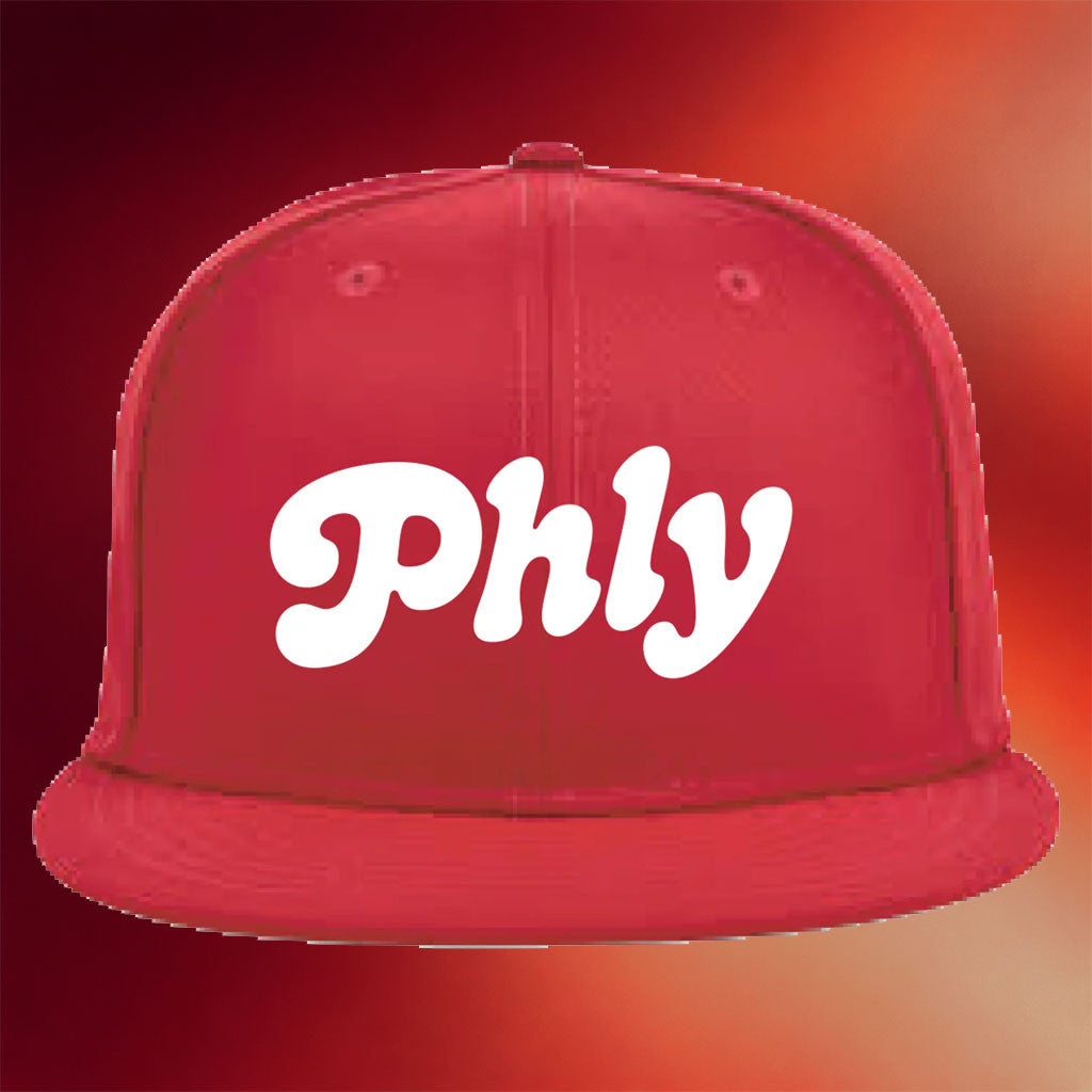 All City Network Merch 2026 PHLY Baseball Retro Script Snapback Hat Cool Gifts For Dad - Merchluma