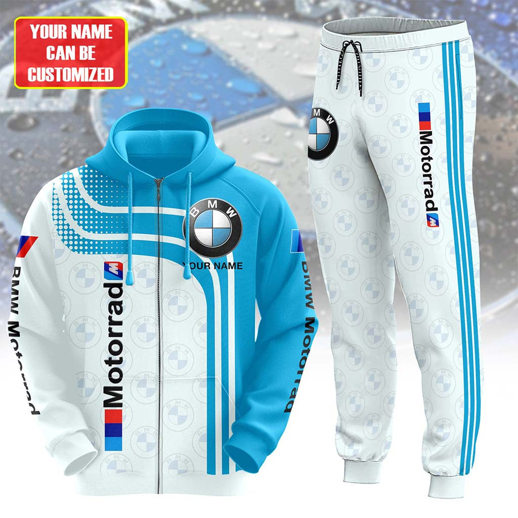 Personalized BMW Motorrad Hoodie And Sweatpants Sets Good Gifts For Boyfriend - Merchluma