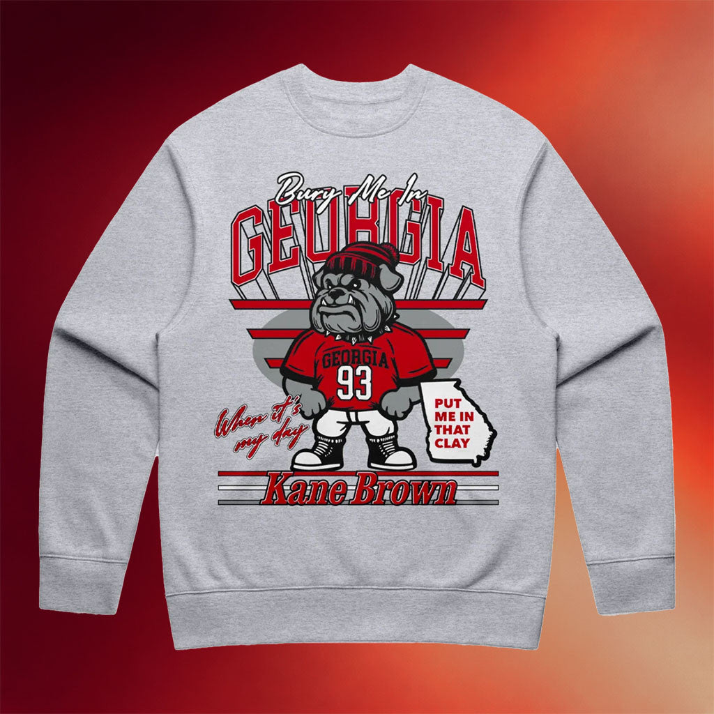 Kane Brown Merch 2026 Bury Me In Georgia Crewneck Kane Brown Sweatshirt Gifts For Brothers - Merchluma