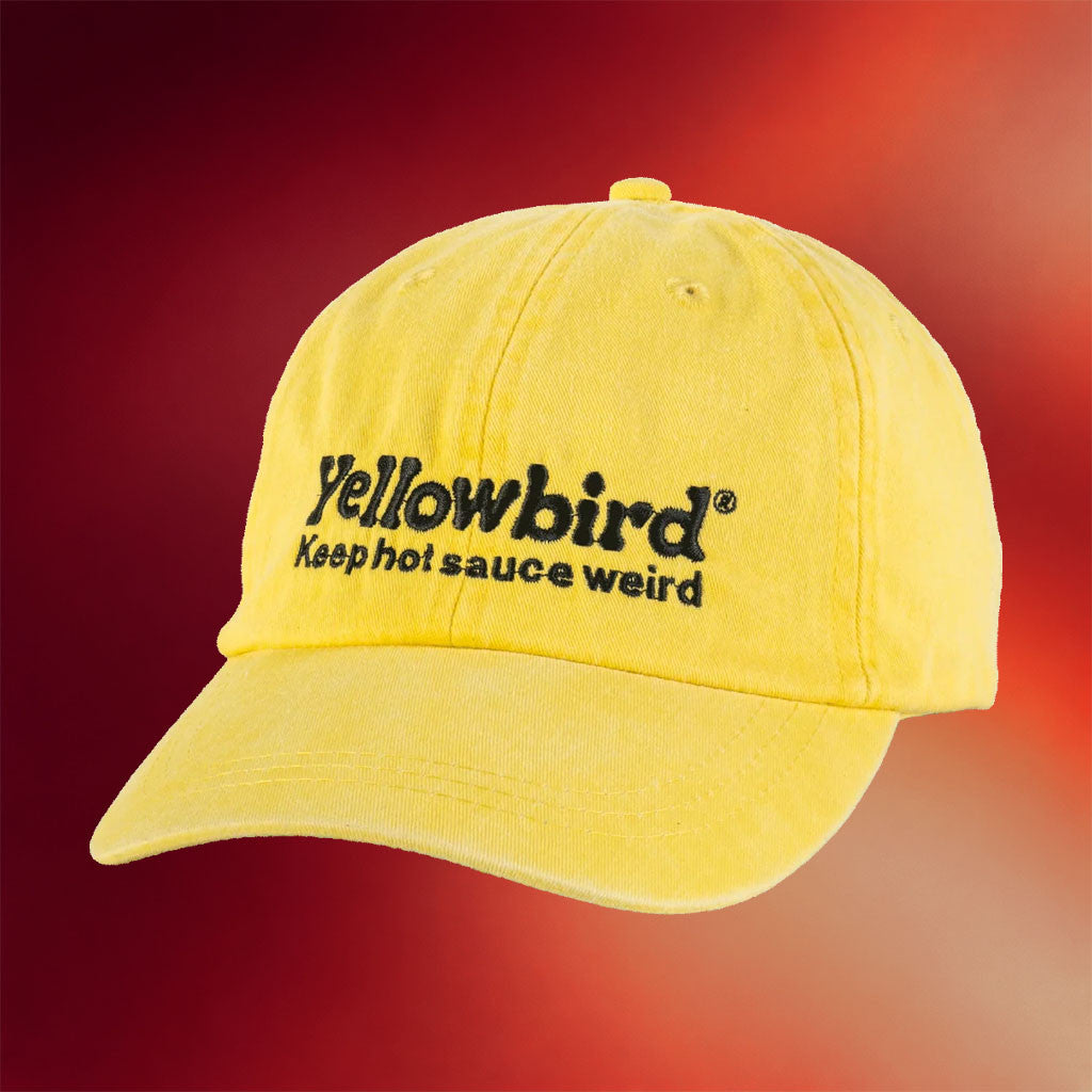 Yellowbird Foods Merch 2026 Keep Hot Sauce Weird Embroidered Hat Gifts For Friends - Merchluma