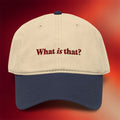 Tucker Carlson Merch 2026 What Is That Vintage Hat Embroidered Gifts For Friends - Merchluma