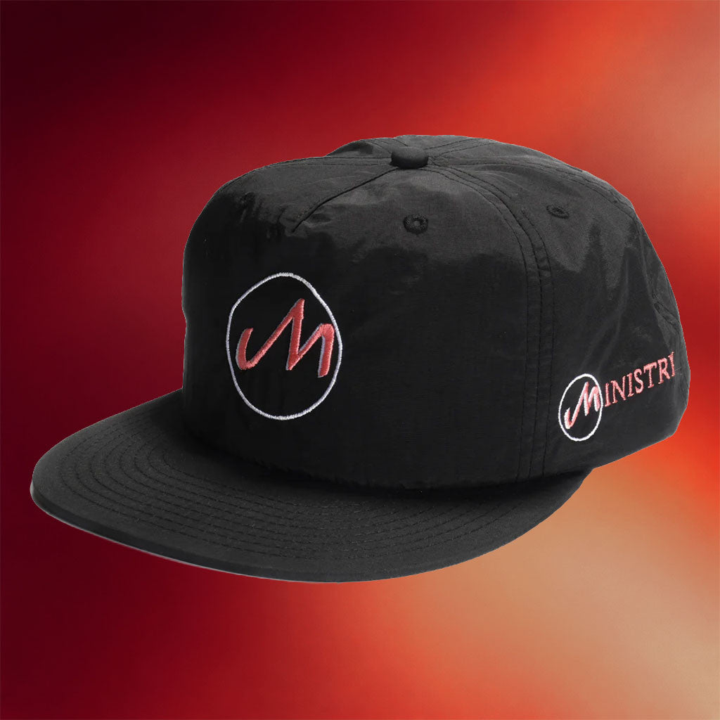 Ministry Merch 2026 With Sympathy M Logo Snapback Hat Best Gifts For Band Fans - Merchluma