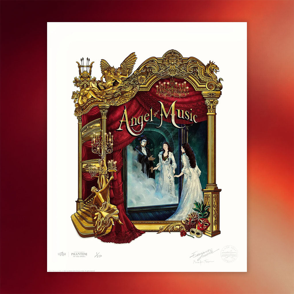 Phantom Of The Opera Merch 2026 Angel of Music Poster Wall Decor Present For Theater Fans - Merchluma