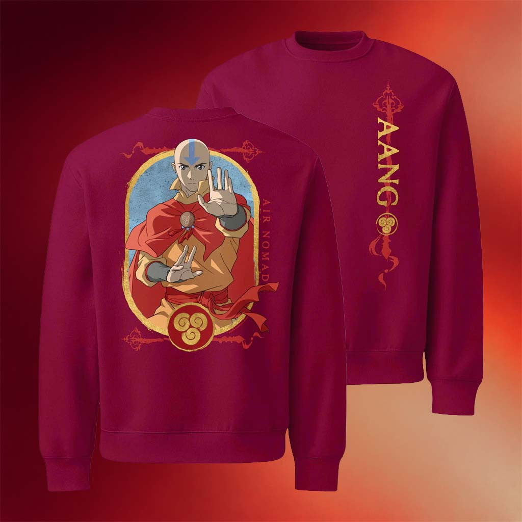 Avatar The Last Airbender Merch 2026 Aang Air Nomad Sweatshirt Gift Ideas For Brothers - Merchluma