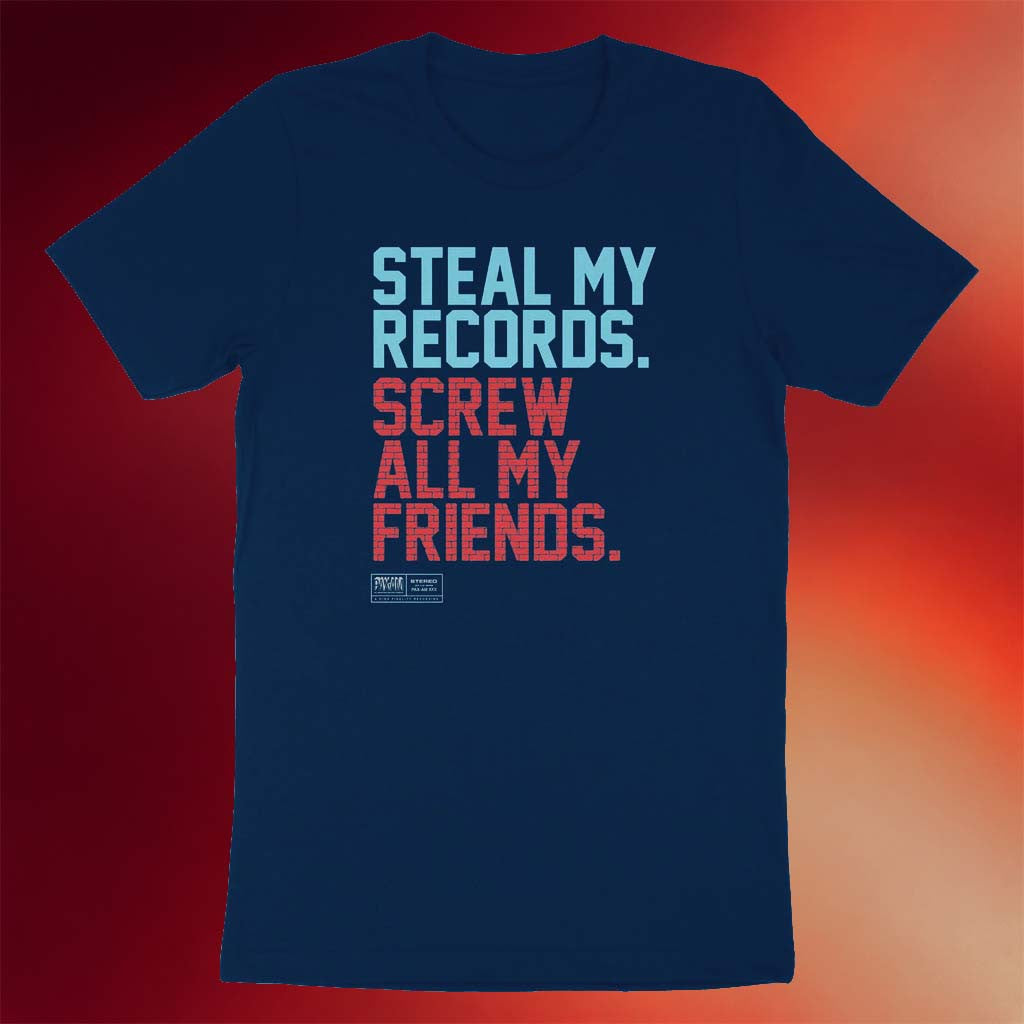PAX AM Shop Merch Ryan Adams 2026 Steal My Records T-Shirt Ryan Adams Merch Fan Gifts - Merchluma