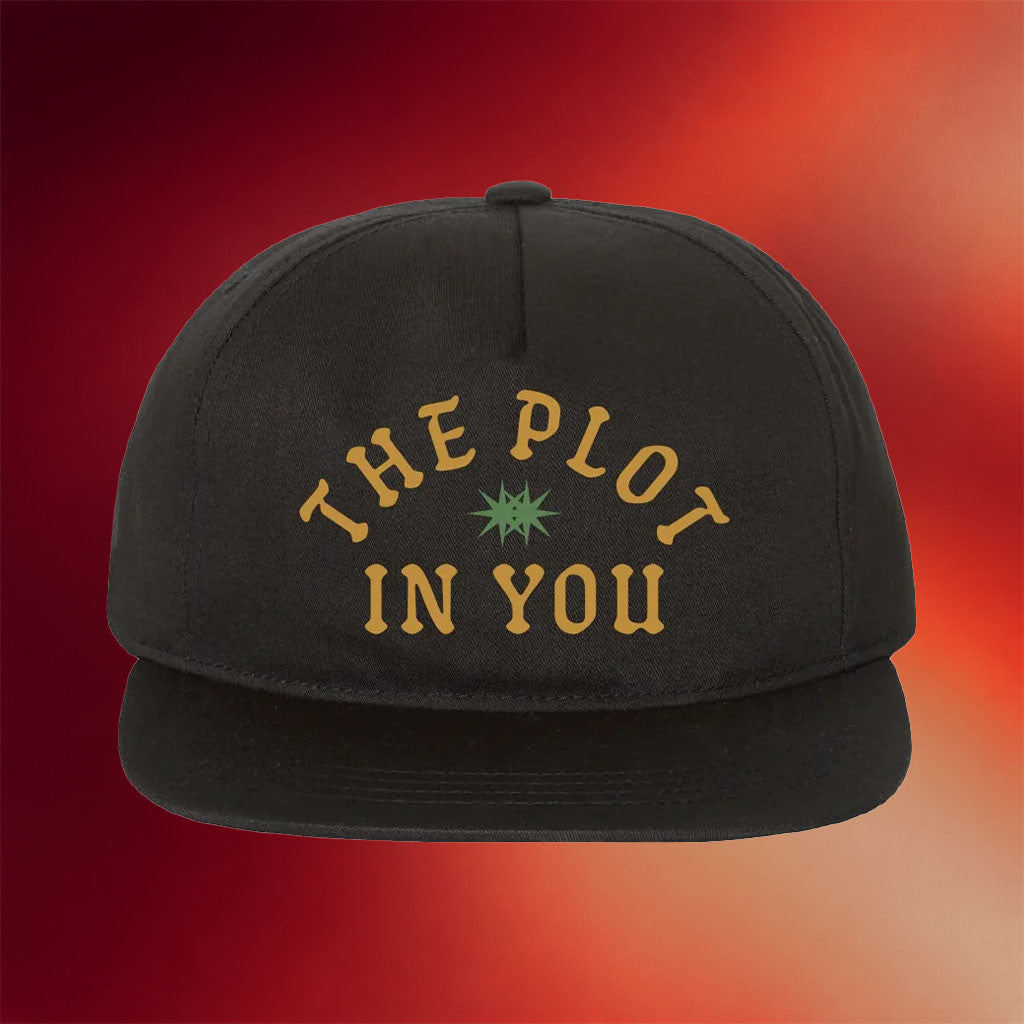 The Plot In You Merch 2026 Black Logo Snapback Hat Music Related Gifts For Guys - Merchluma