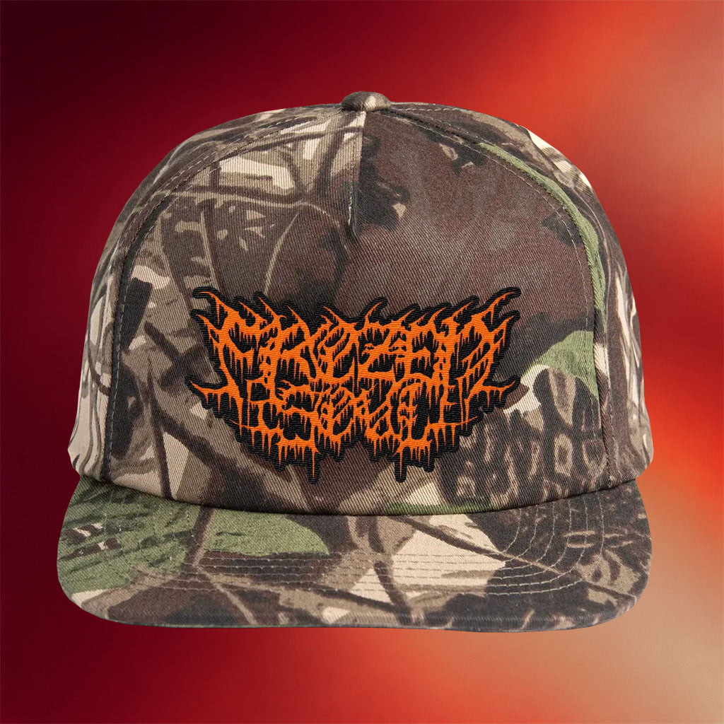 Frozen Soul Merch 2026 Frozen Soul Camo Snapback Hat Gifts For Death Metal Fans - Merchluma