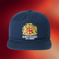 Born X Raised Merch 2026 Crest Snapback Hat Navy Born X Raised Hat Gifts For Brother - Merchluma
