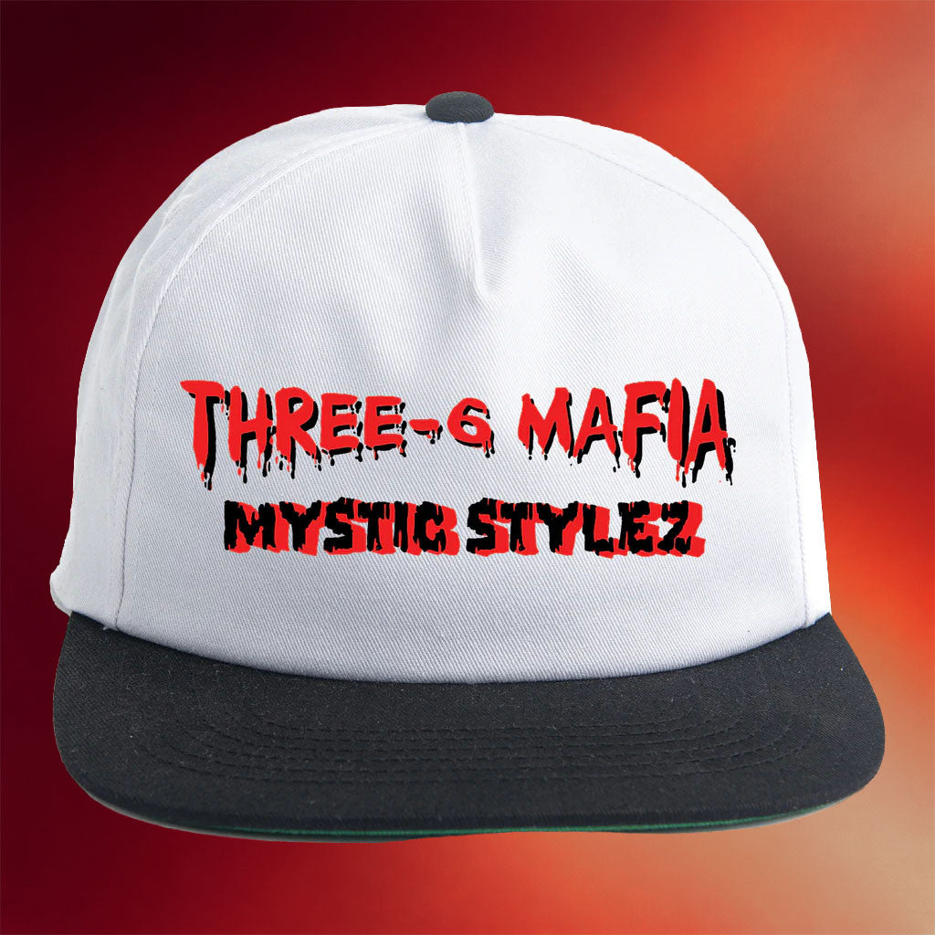 Three Year Boots Merch 2026 Three 6 Mafia Mystic Stylez Snapback Hat Gift For Friends - Merchluma